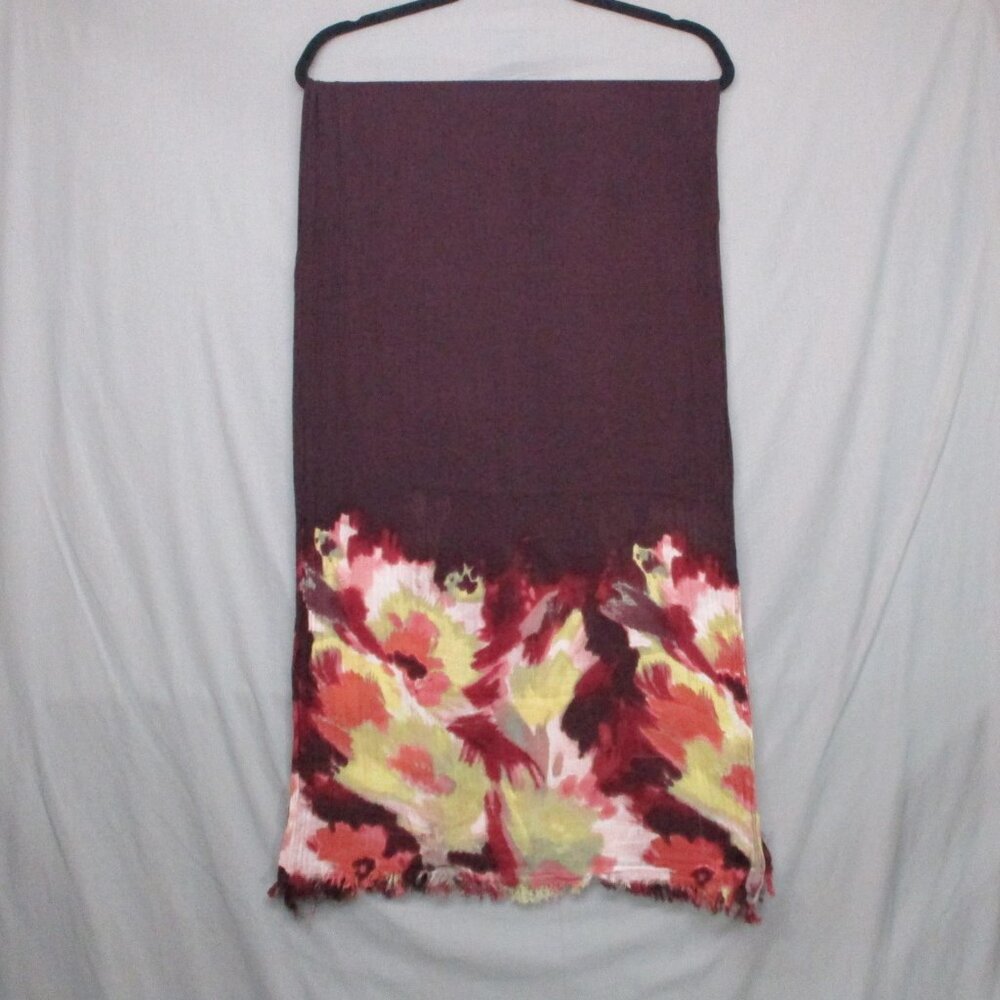 Abercrombie & Fitch Scarf Burgundy Women Size O/S